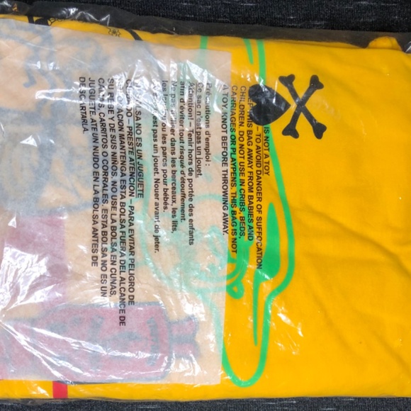 Tokidoki Gudetama "I Don't Want to Do Anything"  Gold Yellow Shirt XXXL - Picture 6 of 8